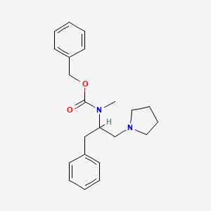 Benzyl(S)-methyl(1-phenyl-3-(pyrrolidin-1-yl)propan-2-yl)carbamate