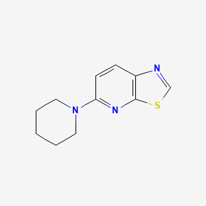 Thiazolo[5,4-b]pyridine,5-(1-piperidinyl)-