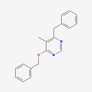 4-Benzyl-5-methyl-6-phenylmethoxypyrimidine