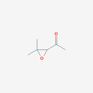 molecular formula C6H10O2 B138727 3,3-Dimethyl-2-acetyloxirane CAS No. 142532-81-8