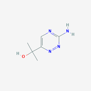 2-(3-Amino-1,2,4-triazin-6-yl)propan-2-ol