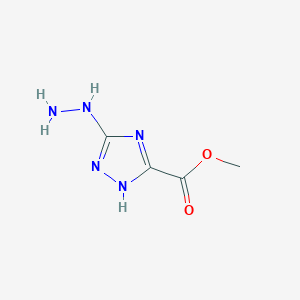 methyl 3-hydrazinyl-1H-1,2,4-triazole-5-carboxylate