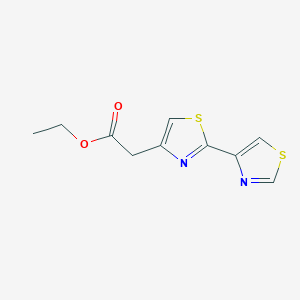 Ethyl 2-[2-(1,3-thiazol-4-yl)-1,3-thiazol-4-yl]acetate