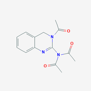 N-acetyl-N-(3-acetyl-4H-quinazolin-2-yl)acetamide