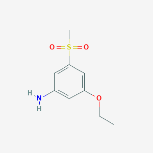 [3-(Ethyloxy)-5-(methylsulfonyl)phenyl]amine