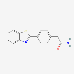 2-[4-(1,3-Benzothiazol-2-yl)phenyl]acetamide