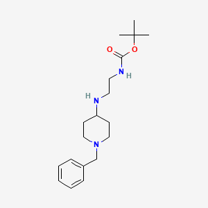 molecular formula C19H31N3O2 B13872943 [2-(1-Benzylpiperidin-4-ylamino)ethyl]carbamic acid tert-butyl ester 