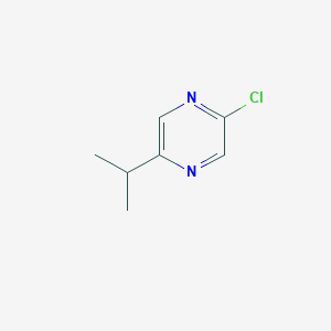 molecular formula C7H9ClN2 B13872957 2-Chloro-5-isopropylpyrazine CAS No. 1196147-05-3