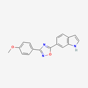 6-[3-(4-Methoxy-phenyl)-[1,2,4]oxadiazol-5-yl]-1H-indole