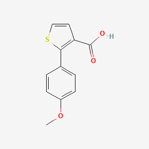 molecular formula C12H10O3S B13873009 2-(4-Methoxyphenyl)thiophene-3-carboxylic acid 