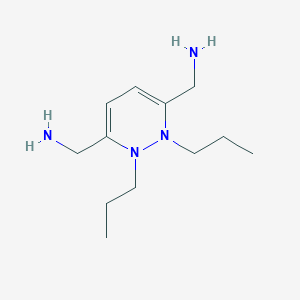 [6-(Aminomethyl)-1,2-dipropylpyridazin-3-yl]methanamine