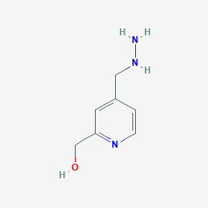 [4-(Hydrazinylmethyl)pyridin-2-yl]methanol