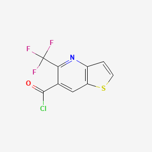 5-(Trifluoromethyl)thieno[3,2-b]pyridine-6-carbonyl chloride