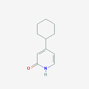 4-cyclohexyl-1H-pyridin-2-one