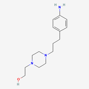 2-[4-[3-(4-Aminophenyl)propyl]piperazin-1-yl]ethanol