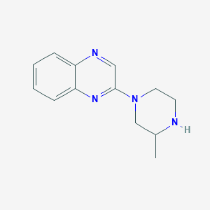 molecular formula C13H16N4 B13873161 2-(3-Methylpiperazin-1-yl)quinoxaline 