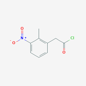 molecular formula C9H8ClNO3 B1387320 2-Methyl-3-nitro-phenylacetyl chloride CAS No. 101566-00-1