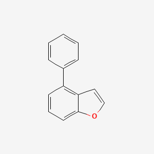 molecular formula C14H10O B13873222 4-Phenylbenzofuran CAS No. 35664-70-1