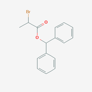 molecular formula C16H15BrO2 B13873236 Benzhydryl 2-bromopropanoate 