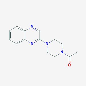 1-(4-Quinoxalin-2-ylpiperazin-1-yl)ethanone