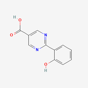 2-(2-Hydroxyphenyl)pyrimidine-5-carboxylic acid