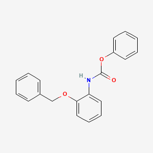 molecular formula C20H17NO3 B13873295 Phenyl {2-[(phenylmethyl)oxy]phenyl}carbamate 