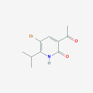 3-acetyl-5-bromo-6-propan-2-yl-1H-pyridin-2-one