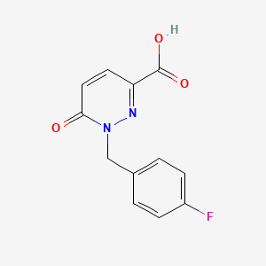 B1387335 1-(4-Fluorobenzyl)-6-oxo-1,6-dihydropyridazine-3-carboxylic acid CAS No. 1105192-19-5
