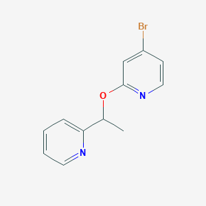 4-Bromo-2-(1-pyridin-2-ylethoxy)pyridine