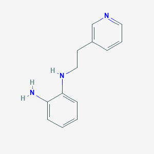 molecular formula C13H15N3 B13873400 (2-Aminophenyl)[2-(3-pyridinyl)ethyl]amine 