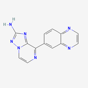 8-Quinoxalin-6-yl-[1,2,4]triazolo[1,5-a]pyrazin-2-amine