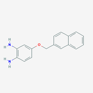 4-(Naphthalen-2-ylmethoxy)benzene-1,2-diamine