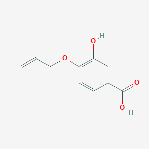 molecular formula C10H10O4 B13873439 4-(Allyloxy)-3-hydroxybenzoic acid 