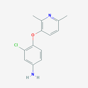 3-Chloro-4-(2,6-dimethylpyridin-3-yl)oxyaniline