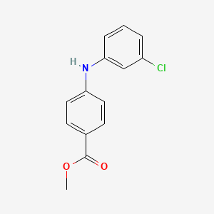 Methyl 4-(3-chloroanilino)benzoate