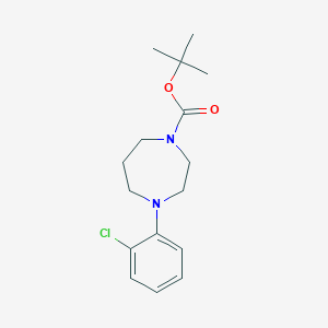 Tert-butyl 4-(2-chlorophenyl)-1,4-diazepane-1-carboxylate