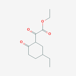 Ethyl 2-(5-ethyl-2-oxocyclohexyl)-2-oxoacetate