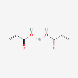 molecular formula C6H8NiO4 B13873482 Nickel acrylate CAS No. 60700-37-0