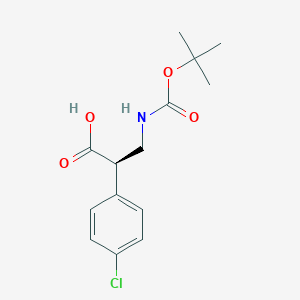 (R)-3-tert-Butoxycarbonylamino-2-(4-chloro-phenyl)-propionic acid