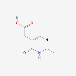 (4-Hydroxy-2-methylpyrimidin-5-yl)acetic acid hydrochloride