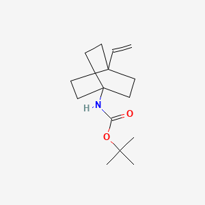 (4-Vinyl-bicyclo[2.2.2]oct-1-yl)-carbamic acid tert-butyl ester