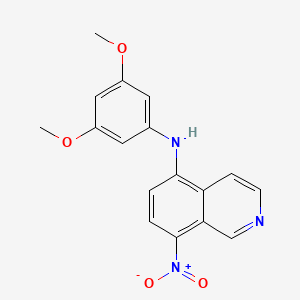 molecular formula C17H15N3O4 B1387357 N-(3,5-dimethoxyphenyl)-8-nitroisoquinolin-5-amine CAS No. 1090479-06-3