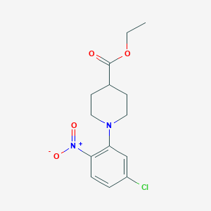 Ethyl 1-(5-chloro-2-nitrophenyl)piperidine-4-carboxylate