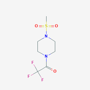 2,2,2-Trifluoro-1-[4-(methanesulfonyl)piperazin-1-yl]ethan-1-one