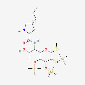 N-[2-hydroxy-1-[6-methylsulfanyl-3,4,5-tris(trimethylsilyloxy)oxan-2-yl]propyl]-1-methyl-4-propylpyrrolidine-2-carboxamide