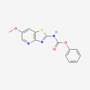 phenyl N-(6-methoxy-[1,3]thiazolo[4,5-b]pyridin-2-yl)carbamate