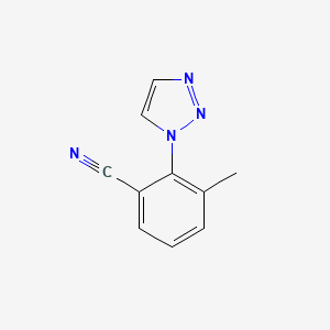 3-methyl-2-(1H-1,2,3-triazol-1-yl)benzonitrile