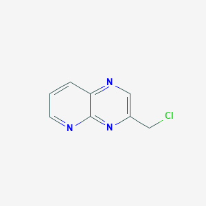 molecular formula C8H6ClN3 B13873695 3-(Chloromethyl)pyrido[2,3-b]pyrazine 