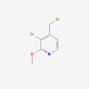 3-bromo-4-(bromomethyl)-2-methoxyPyridine