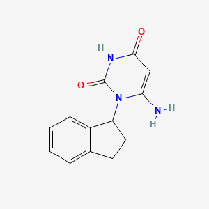 6-amino-1-indan-1-yl-1H-pyrimidine-2,4-dione